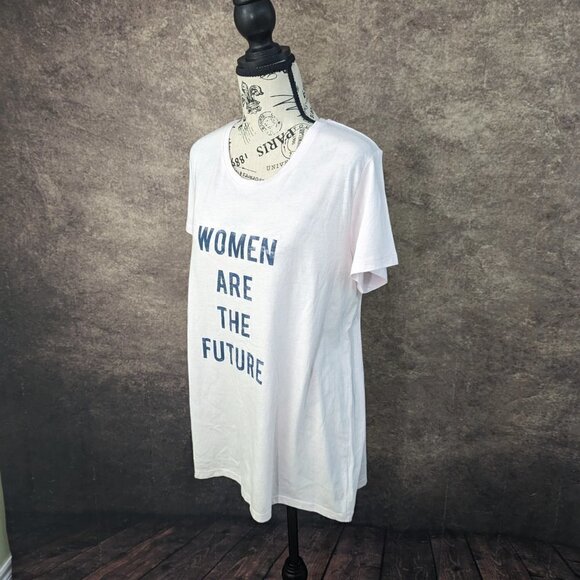 GAP Pink Tee T-Shirt Women are the Future XL - Picture 4 of 8